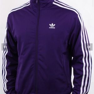 Addidas purple track sweater size L